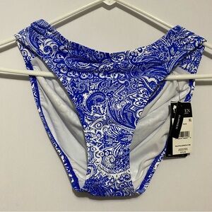 Lauren Ralph Lauren Women's Classic Band Hipster Bikini Bottoms Size 10